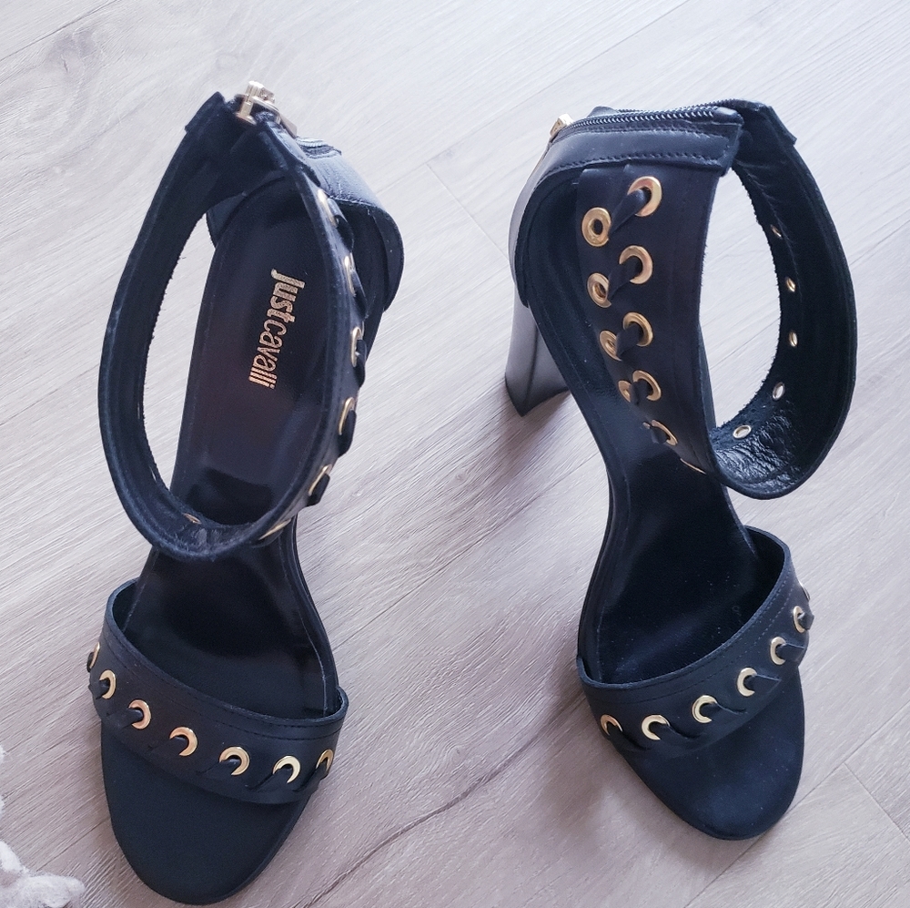 Black justCavalli women shoes